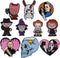 10 Pieces Cartoon Metal Brooch Women Cute Pins Backpacks Brooches for Birthday Gifts...