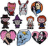 10 Pieces Cartoon Metal Brooch Women Cute Pins Backpacks Brooches for Birthday Gifts...