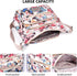 WITERY Crossboby Bag for Women - Waterproof Nylon Multi-Pocket Purse Floral Shoulder Bag Zipper Handbag Messenger Bag...