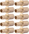 SharkBite 3/8 Inch x 1/2 Inch Crimp Reducing Coupling, Pack of 25, Brass Plumbing Fitting, PEX Pipe, PE-RT, UC009LF...