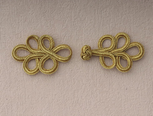 5 Pairs Chinese Knots Frog Buttons Closure Sewing Fasteners Polyester Vintage Closure for Sweater Cloak Coats Scarf Cardigan Costumes Outfit Craft...