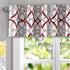DriftAway Alexander Pattern Match Blackout Valances for Windows 250GSM Geometric Moroccan Mid Century Rod Pocket 52 Inch by 14 Inch Plus 1.75 Inch...