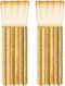 2 Pieces Hake Blender Brush Bamboo Brush for Ceramics Paint Brush Applicator Artist Drawing Brush Craft Painting Brushes for Watercolor, Wash, Cer...