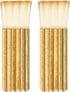 2 Pieces Hake Blender Brush Bamboo Brush for Ceramics Paint Brush Applicator Artist Drawing Brush Craft Painting Brushes for Watercolor, Wash, Cer...