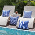 18 x 18 Inches Outdoor Waterproof Throw Pillow Covers, Outside Water Resistant Square Cushion Cases for Patio Lawn Balcony Couch Sofa, Pack of 4, ...