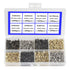 newlng 1600pcs 2MM Small Screws Phillips Flat Head Cross Self Tapping Tiny Screw Cabinet Electronic Accessories Screw Multifunctional DIY Micro Wo...