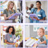 ANZNKU Storage Clipboard Heavy Duty, Clipboard with Storage 13.3x9.6 inches, Side Opening Plastic Clipboard, Nursing Clipboard Foldable, Letter Si...
