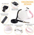 Fida Retractable Dog Leash, 16 ft Dog Walking Leash for Small Dogs up to 26lbs, Tangle Free, White...