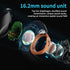 Open Ear Headphones LK08 2024 Version, Air Conduction Headphones Bluetooth 5.3 Touch Control Wireless Earbuds, Up to 70 Hours Playtime Earphones w...
