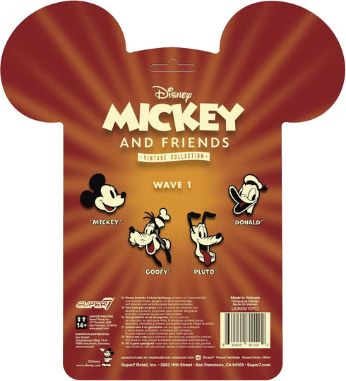 Super7 Disney Vintage Collection Goofy 3.75 in ReAction Figure...