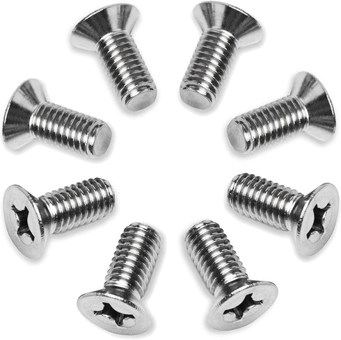 Stainless Steel Brake Disc Rotor Screws Compatible/ Replacement For Acura & Honda 936-000-601-40-H (Pack of 8)...