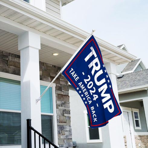 Probsin Trump 2024 Flag 3x5 Ft Decorations Outdoor Double Sided 3 Ply Blue Take America Back Flag Heavy Duty Banner Party Supplies Yard Signs Home...