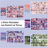 450 Pieces Washi Sticker Set, 9 Set Scrapbooking Diary Planner Album Diary Notebook, Scrapbooking Sticker Journaling Supplies for DIY Arts and Cra...