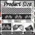 2 Rolls 10 Yard Racing Car Theme Printed Ribbon Black White Checkered Printed Ribbon for Crafts Buffalo Plaid Wrapping Ribbon for Wreath Sport Tea...