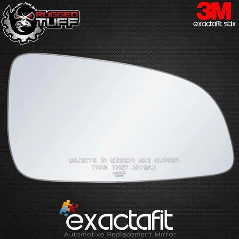 exactafit 8271R Passenger Side Mirror Glass Replacement Repair Compatible With 2008 2009 Saturn Astra...
