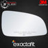 exactafit 8271R Passenger Side Mirror Glass Replacement Repair Compatible With 2008 2009 Saturn Astra...