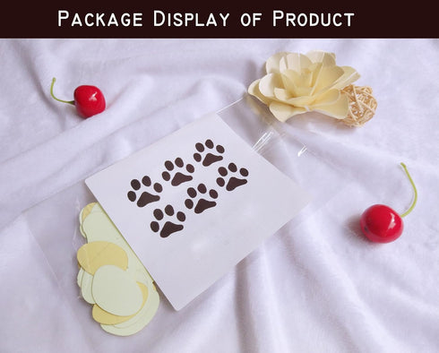 Marsway Cute Paw Print Night Luminous Removable Kids Room Wall Decal Glow in The Dark Decorative Sticker...