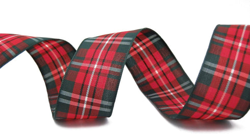 Christmas Ribbon Classic Plaid 1 1/2" x 50 yd...