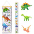 Beinou Baby Growth Chart Ruler for Kids Wood Frame Height Measure Chart 7.9in x 79in Canvas Hanging Height Growth Chart...