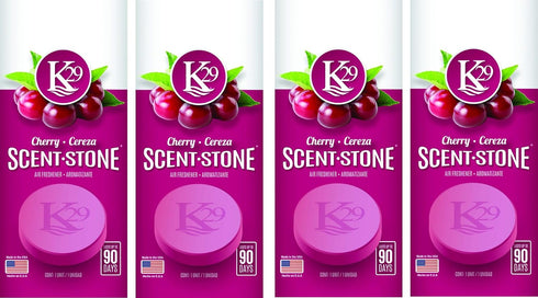 (K16003-4) K29 'Cherry' Stone Air Freshener, (Pack of 4)...