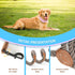 Mile High Life Short Dog Leash | Braided Cotton Rope Dog Leashes with Leather Tailor Tip | 18 Inch Dog Leash w Heavy Duty Metal Clasp | Wedding Do...