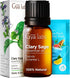 Gya Labs Clary Sage Essential Oil Provides a Soothing Aroma for Relaxation - Clary Sage Oil Essential Oil for Hair Nourishes and Strengthens - 0.3...