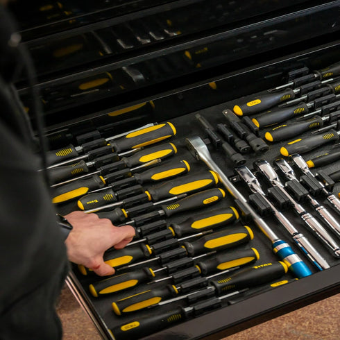 Toolbox Widget DIY Series - Screwdriver Organizer, NON-MAGNETIC, Modular & Expandable for Tool box Drawer, Screwdriver Holder for Small and Large ...