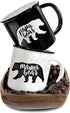Mama Bear Papa Bear Mug Set of 2, Mom Dad Gift, Parents Couple Coffee Mug...