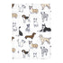 Hudson Baby Unisex Baby Flannel Burp Cloth 7pk, Handsome Dogs, One Size...