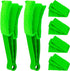2 Pieces Microfiber Blind Duster Brushes with 6 Microfiber Sleeves Window Blind Cleaner Dust Collector Tools with Extra Microfiber Sleeves for Win...