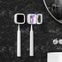 UV Toothbrush Sanitizer Holder, Portable Toothbrush Cleaner Case with Magnetic Holder, Rechargeable Home & Travel UV Toothbrush Covers, Heating Fu...