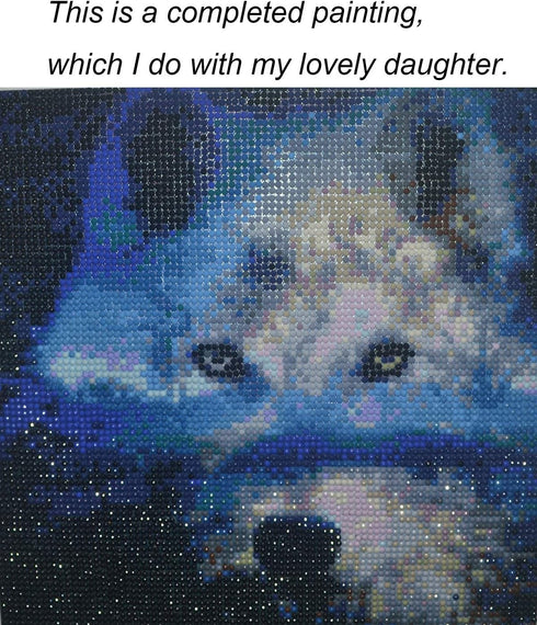 YiChuangXin Full Drill DIY 5D Diamond Embroidery Painting Wolf Cross Stitch Kit Craft Home Decor......