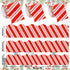 Whaline 98.4ft Christmas Bulletin Board Borders 3 Sizes Red White Striped Die-Cut Rolled Border Trim for Xmas Winter School Classroom Office Chalk...
