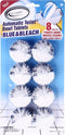Air Jungles Automatic Toilet Bowl Cleaner Tablets (8 Packs), Extra Fresh Cleaner Tabs for Toilet, Quick Bubbles Foaming and Long-lasting, Easy-to-...