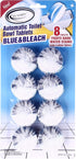 Air Jungles Automatic Toilet Bowl Cleaner Tablets (8 Packs), Extra Fresh Cleaner Tabs for Toilet, Quick Bubbles Foaming and Long-lasting, Easy-to-...