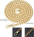 Supkiir Purse Chain Strap, 3Pcs Luxury Fashion 47 Inche Replacement Flat Metal Chain with Buckles Set for DIY Shoulder Cross Body Bag Handbag Purs...