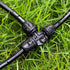 1/4" Drip Irrigation Fittings, 26 Pcs Lock Barbed Tee Connectors for 1/4 Inch Drip Irrigation Tubing Drip Line 3 Way T Parts with Lock Nut for Gar...