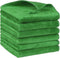 uxcell Microfiber Kitchen Towels, Thick Absorbent Dish Clothes, Great for Household Chores, Dishwashing, Cleaning, Hotel, 12" x 12" 6 Pack Green...