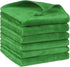 uxcell Microfiber Kitchen Towels, Thick Absorbent Dish Clothes, Great for Household Chores, Dishwashing, Cleaning, Hotel, 12" x 12" 6 Pack Green...