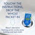 Glisten Garbage Disposer Foaming Cleaner, Lemon Scent, 2-Pack (8 Uses)...