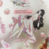 EAMOTOL 48 Sheets Anime Girl Journaling Stationery Stickers - Calendar Decorative Frosted PET Sticker for Scrapbook Journal Diary Planner DIY Craf...