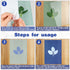 Cyanotype Paper Kit, 24 Pcs Sun Print Paper Kit A5 Solar Drawing Paper Sensitivity Nature Printing Paper for Arts Crafts DIY Project (5.8 x 8.3 In...
