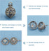 arricraft 10pcs Cage Pendants, Brass Locket Charms, Chime Ball Pendants, Locket for Necklaces Jewelry Making Supplies-Antique Bronze...