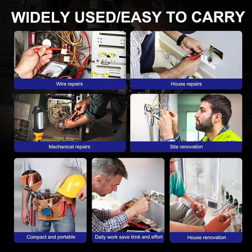 Wire Twister Tool for Drill, wire nut twister, Drill Wire Twister, Wire Twister Wire Connector Wire Twisting Tool, 3pcs Wire Twister Tool and 60pc...