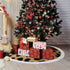 Christmas Tree Skirt 48" Inch Leopard Animal Print Xmas Tree Skirt Mat with White Tassel for Party Holiday, Tree Skirt Christmas Decorations...
