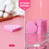 50-Count Heart Shape Compressed Facial Sponges for Daily Facial Cleansing and Exfoliating, 100? Natural Cosmetic Spa Sponges for Makeup Remover...