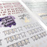 Paper House Productions Planner Sticker Day Tracker Set of 4 Packs of Sticker Sheets for Planners, Journaling and Crafting...