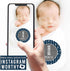 Hadley Designs 16 Monthly Baby Milestone Stickers Boy-Blue Baby Monthly Milestone Stickers for Baby Boy...