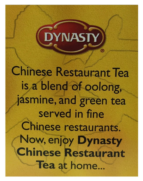 Dynasty 100% Natural Tea 16 Individual Tea Bags Per Pack (Chinese Restaurant, 1 Pack)...