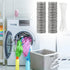 48 Pieces Lint Traps Washing Machine Stainless Steel Lint Snare Traps Laundry Mesh Washer Hose Filter with 48 Pcs Cable Tie...
